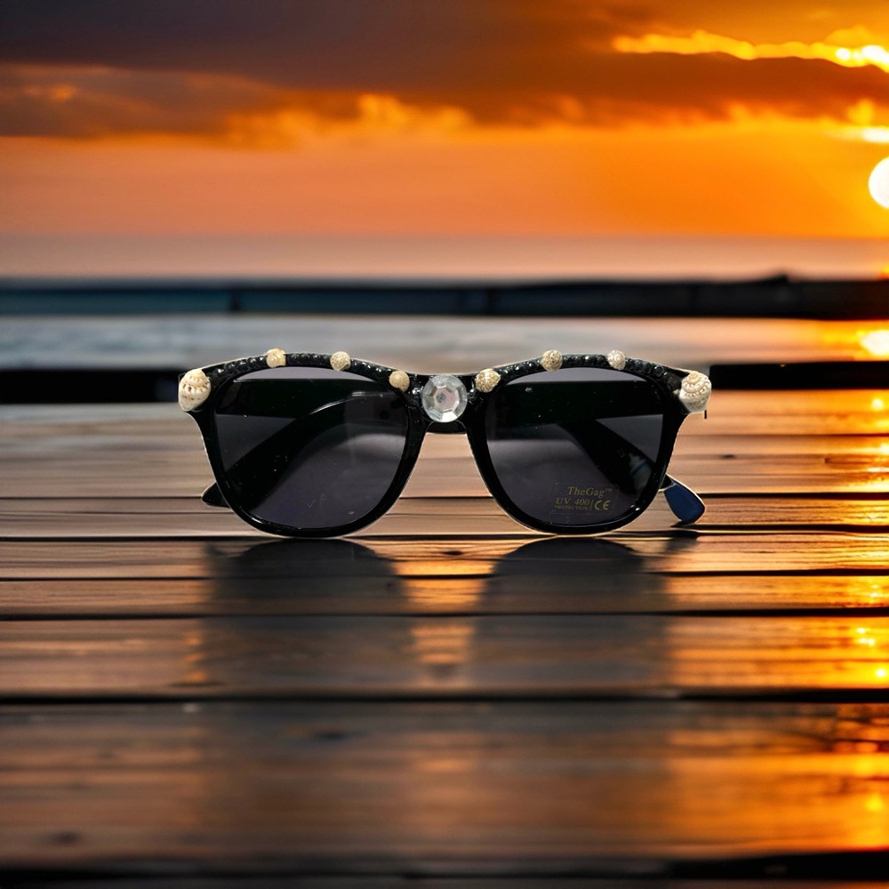 Sunglasses Black Hand Designed
